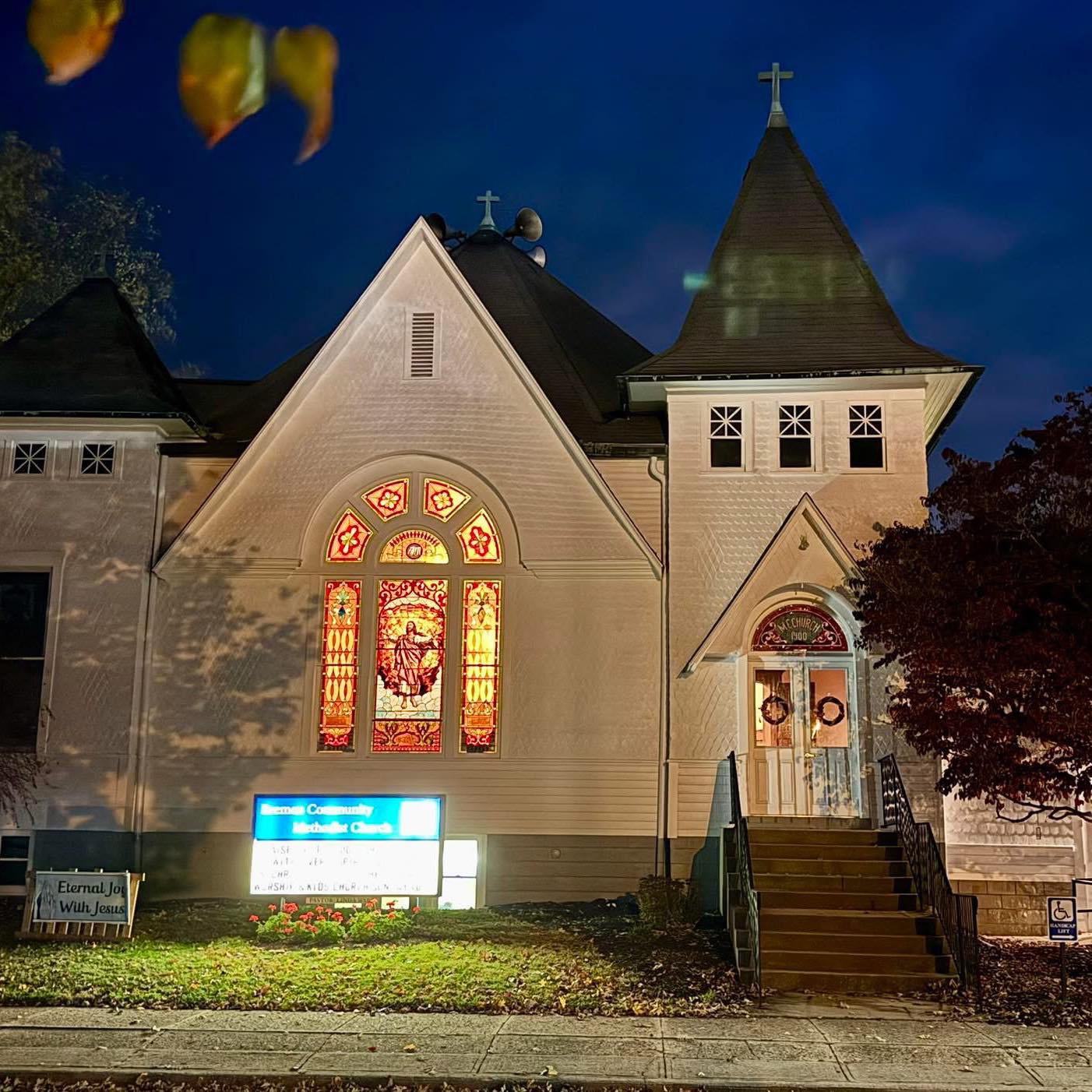 Baked Steak Dinner event flyer