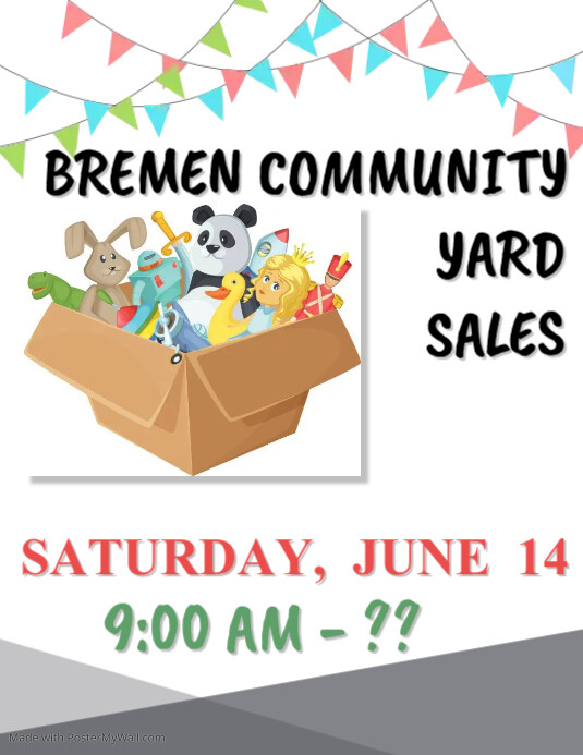 Yard Sale June 14, 2025