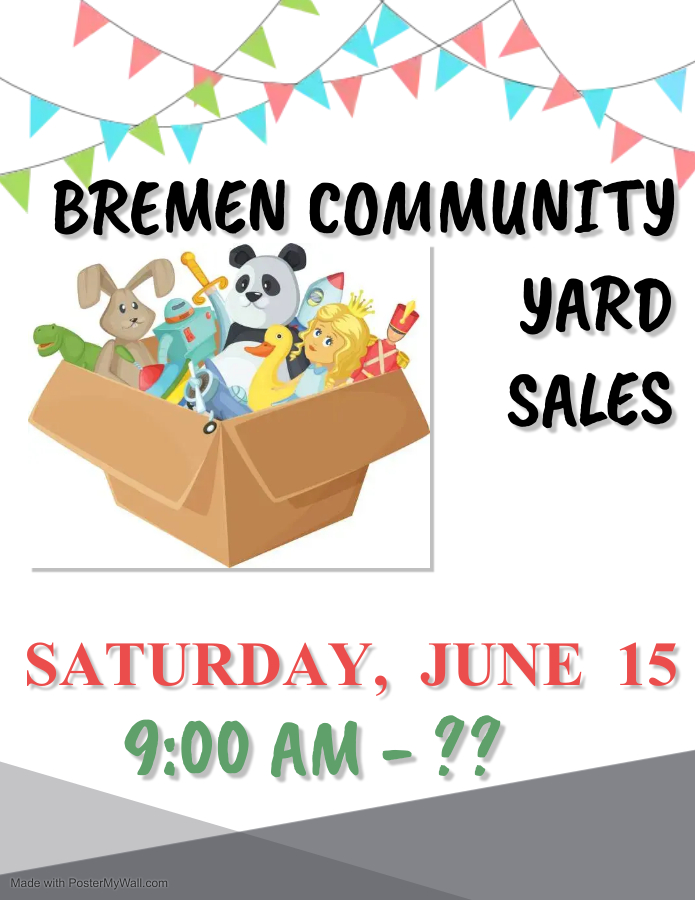Community Yard Sale ad